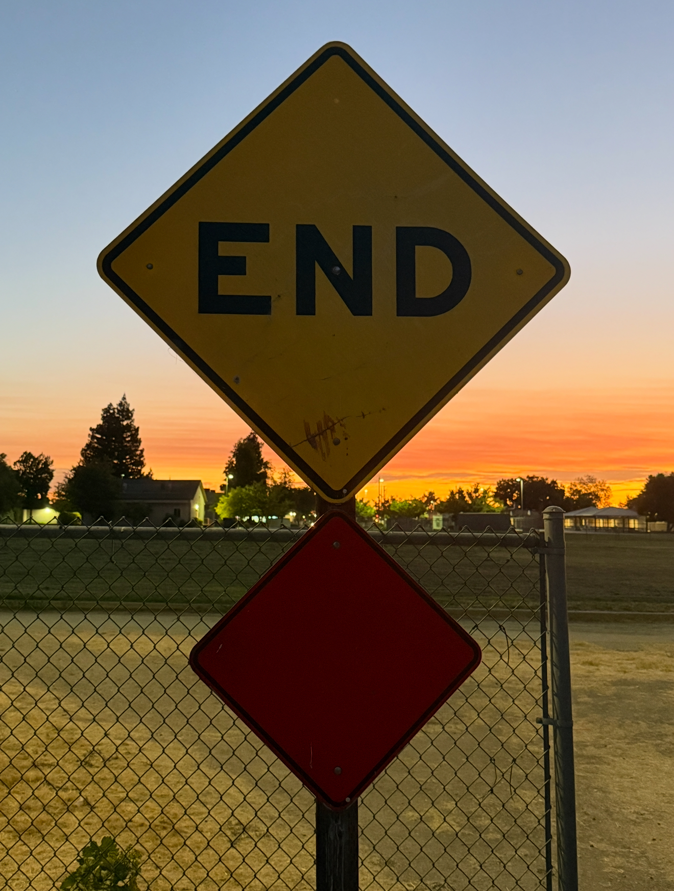 End Sign