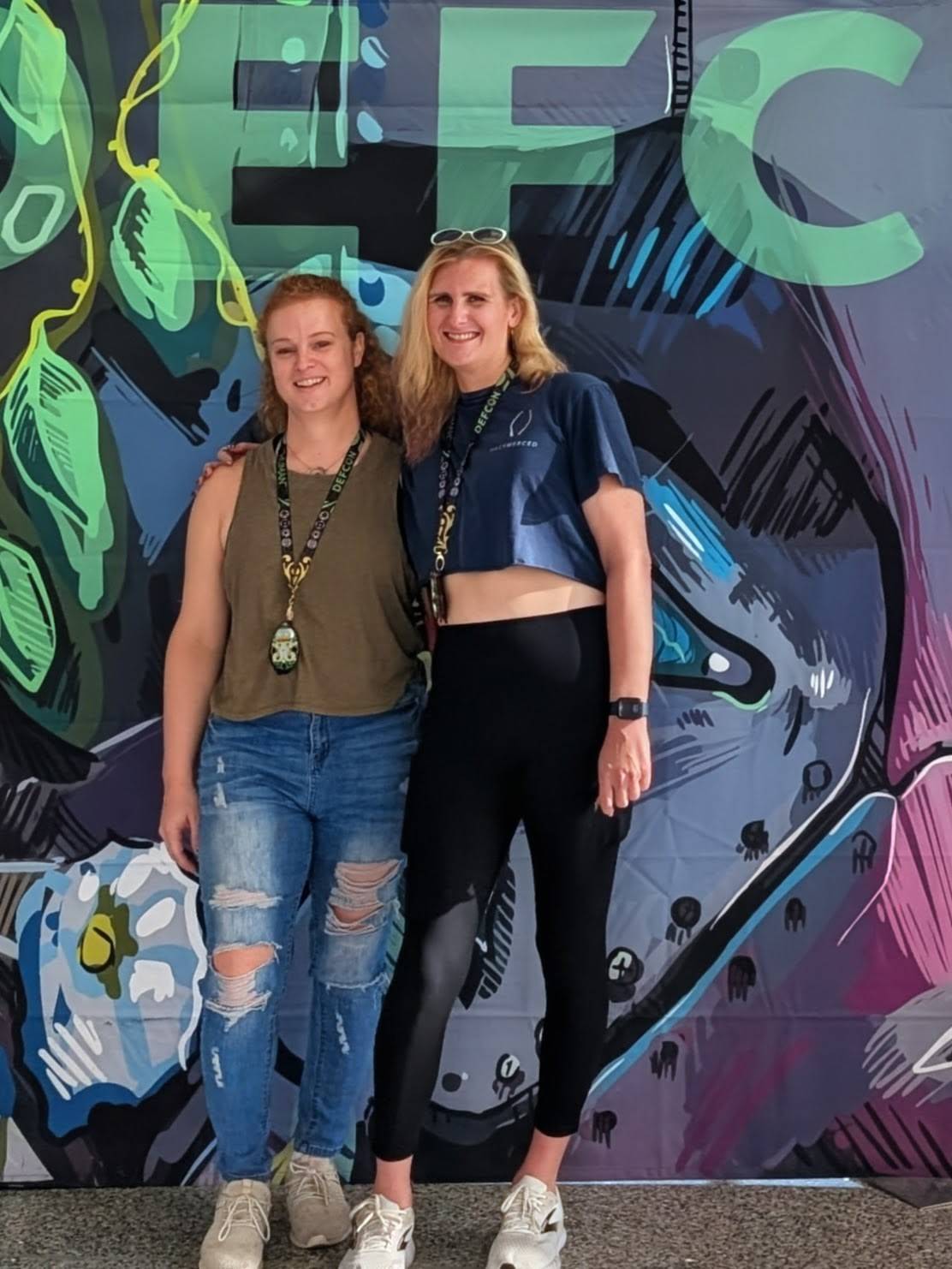 Kali and Kat at DEF CON